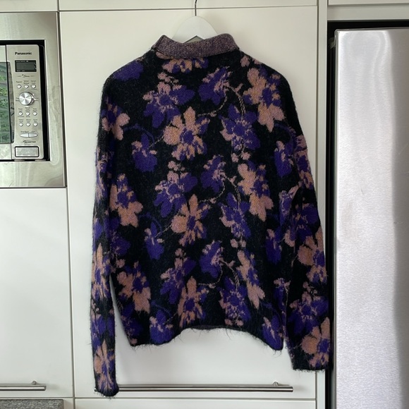 MAJE | Floral Turtleneck Sweater - Picture 4 of 6